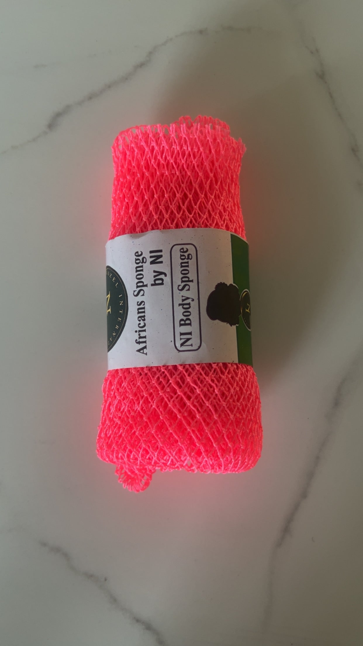 African Net Sponge | Exfoliating Body Scrubber | Long Lasting African Bath Sponge | Deep Cleansing Shower Net | Soft Yet Firm Exfoliation