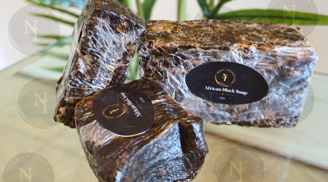 African Black Soap, Organic, 100% Pure, Unrefined, Natural Black Soap, Ghana Homemade Soap